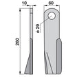 Schlegel links zu Fischer Mulcher – Mulcher Ersatzteil