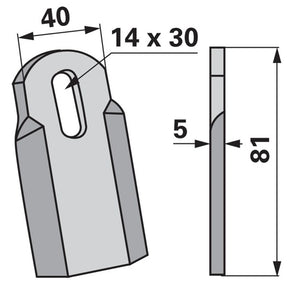 Schlegelmesser zu Reform Mulcher – Mulcher Ersatzteil