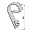 Schleppzinke - 80x10 mm - Länge 500 mm – Striegel Zinken Ersatzteil