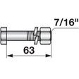 Schraube zu Mulcher 7/16 " – Schrauben Ersatzteil