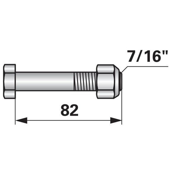 Schraube zu Mulcher 7/16 " – Mulcher Ersatzteil