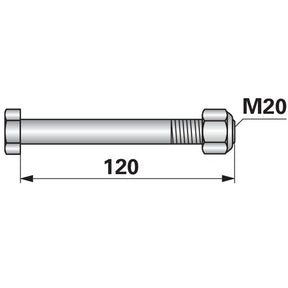 Schraube zu Mulcher M20 x 2,5 – Schrauben Ersatzteil