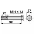 Schraube zu Mulcher M16 x 1,5 – Mulcher Ersatzteil