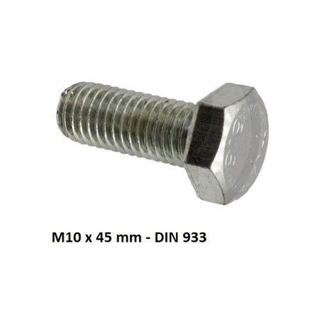 Sechskantschraube M10 x 45 mm - 103.068 zu Pöttinger – Schrauben Ersatzteil
