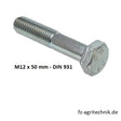 Sechskantschraube M12 x 50 mm -  103.091 zu Pöttinger – Schrauben Ersatzteil