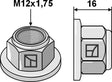 Selbstsichernde Bundmutter - Polystop - M12x1,75 - 8.8 DE286 zu Amazone