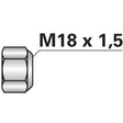 Selbstsichernde Sechskantmutter M18x1,5 – Schrauben Ersatzteil