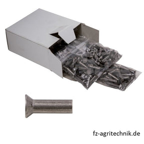 Senkkopfnieten DIN 661 - 200 Stück - 5,5 x 25 mm – Landtechnik Ersatzteil