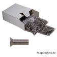 Senkkopfnieten DIN 661 - 200 Stück - 6 x 18 mm – Schrauben Ersatzteil