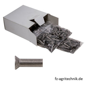 Senkkopfnieten DIN 661 - 200 Stück - 6 x 35 mm – Schrauben Ersatzteil