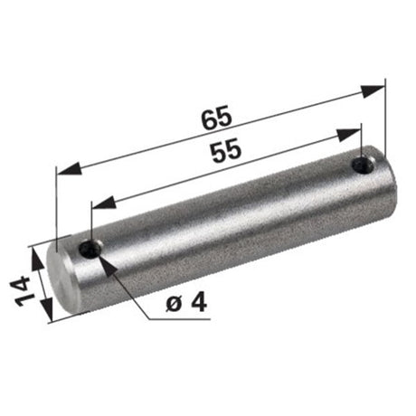 Sicherungsbolzen AD 14 x L 65 mm anstelle von Vogel und Noot F500005 – Landtechnik Ersatzteil