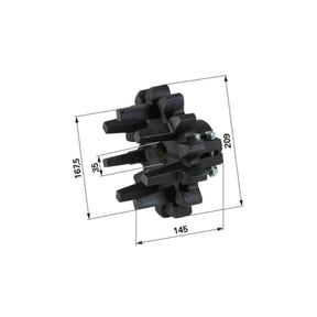 Antriebsrad Teilung 40 mm anstelle von Wühlmaus 0000532000 - Variante 1 – Antrieb Ersatzteil