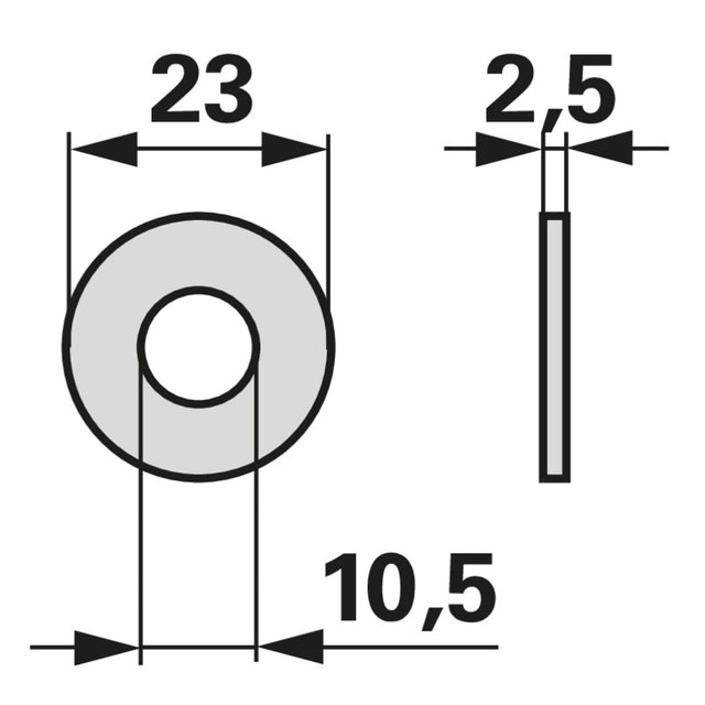 Spannscheibe H937.010.100 zu Bucher