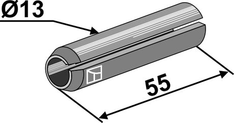 Spannstift - Ø13x55 F02100193R zu Maschio - Gaspardo