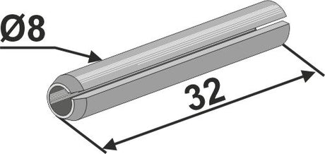 Spannstift - Ø8x32