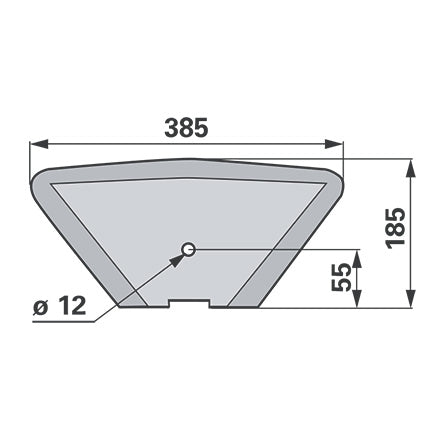 Silo - Spatenmesser 21563230 zu Hydrac – Silotechnik Ersatzteil