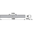 Spezialprofil 6115650207 L 1.580 mm zu Welger – Landtechnik Ersatzteil