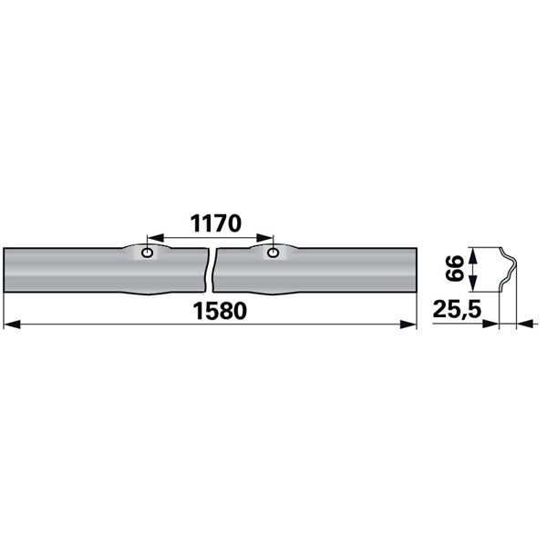 Spezialprofil 6115650207 L 1.580 mm zu Welger – Landtechnik Ersatzteil