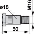 Flachrundschraube Z1197780 zu Messerhalter Deutz-Fahr – Schrauben Ersatzteil