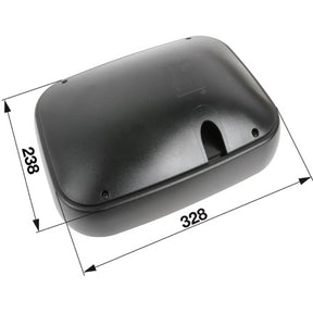 Spiegel für Traktor Universal 325 x 236 mm rechts – Traktorspiegel Ersatzteil