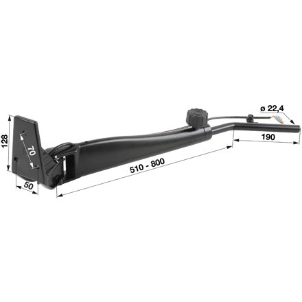 Spiegelarm 87350491 zu New Holland links – Traktorspiegel Ersatzteil