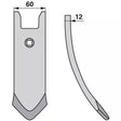 Spitze - Arbeitsbreite 60 mm – Grubber Spitzen Ersatzteil
