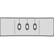 Stahlschar - 447x75 mm – Bodenbearbeitung Ersatzteil