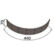 Bremsbelag 11800340118 hinten zu Steyr – Bremsbeläge für Traktor Ersatzteil