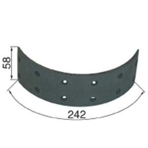Bremsbelag 1190341001 hinten zu Steyr – Bremsbeläge für Traktor Ersatzteil