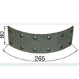 Bremsbelag 1190440727 vorne zu Steyr 265 mm – Bremsbeläge für Traktor Ersatzteil