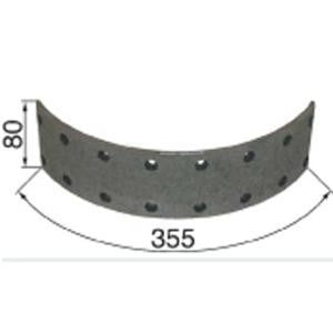 Bremsbelag 1190440728 vorne zu Steyr 355 mm – Bremsbeläge für Traktor Ersatzteil
