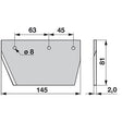 Steyr Messerkopfklinge glatt 1188720267 – Klingen für Scheibenmähwerk Ersatzteil