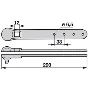 Steyr Treibstangenbänder- Set 1192780038 – Sonstiges für Traktor Ersatzteil