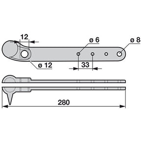 Steyr Treibstangenbänder- Set 1180720053 – Sonstiges für Traktor Ersatzteil