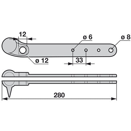 Steyr Treibstangenbänder- Set 1180720053 – Sonstiges für Traktor Ersatzteil