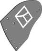 Streichblech-Hinterteil BU10B L - links 3440737 zu Lemken