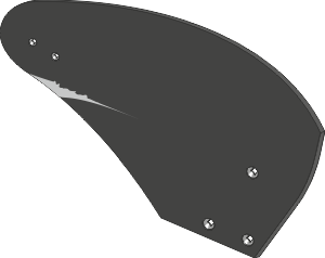 Streichblech-Hinterteil - rechts 4SA-CA160AD zu ER.MO