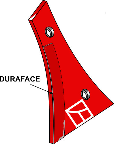 Streichblech-Vorderteil DURAFACE - links KK073251 zu Kverneland