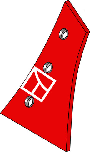 Streichblech-Vorderteil - rechts 073227 zu Kverneland
