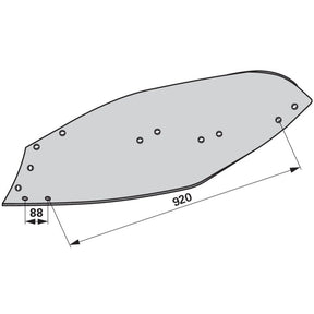 Mollblech links 083229 zu Kverneland – Mollbleche Ersatzteil