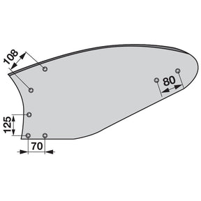 Mollblech links 3440719 zu Lemken – Mollbleche Ersatzteil