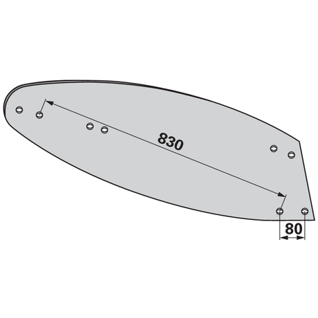 Mollblech rechts 3940744M1 zu Massey Ferguson – Mollbleche Ersatzteil
