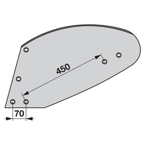 Streichblech links PK3.002.02 zu Vogel&Noot – Streichbleche Ersatzteil