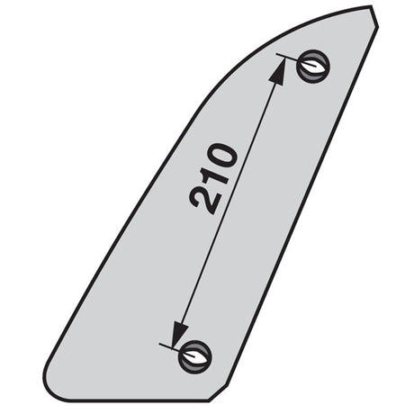 Streichblechkante links 619039 zu Kuhn, Huard – Streichbleche Ersatzteil