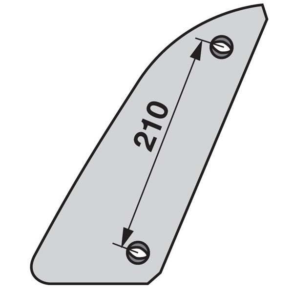 Streichblechkante links 619039 zu Kuhn, Huard – Streichbleche Ersatzteil