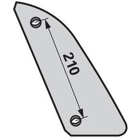 Streichblechkante rechts 619038 zu Kuhn, Huard – Streichbleche Ersatzteil