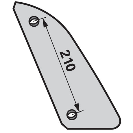 Streichblechkante rechts 619038 zu Kuhn, Huard – Streichbleche Ersatzteil