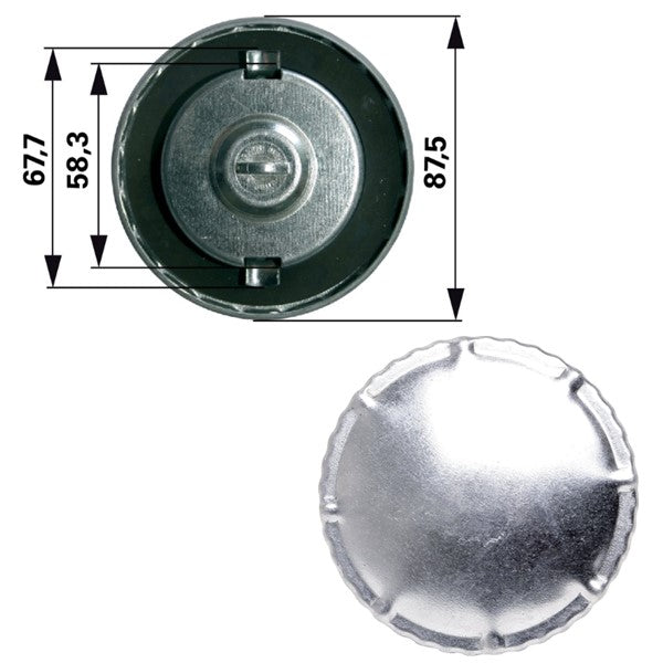 Tankdeckel 1188550066 zu Steyr – Sonstiges für Traktor Ersatzteil