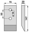 Tiefenlockerermeißel - Arbeitsbreite 70 mm - zu Vogel & Noot - CS000122 – Landtechnik Ersatzteil