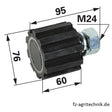 Tragrolle 0721006G zu Hagedorn aus Gummi kpl. – Ladewagen Ersatzteil